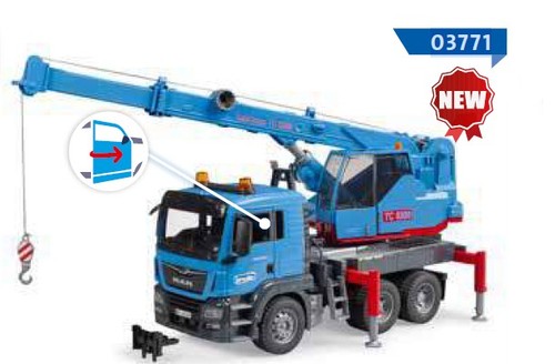 Bruder crane truck man - -, tgs