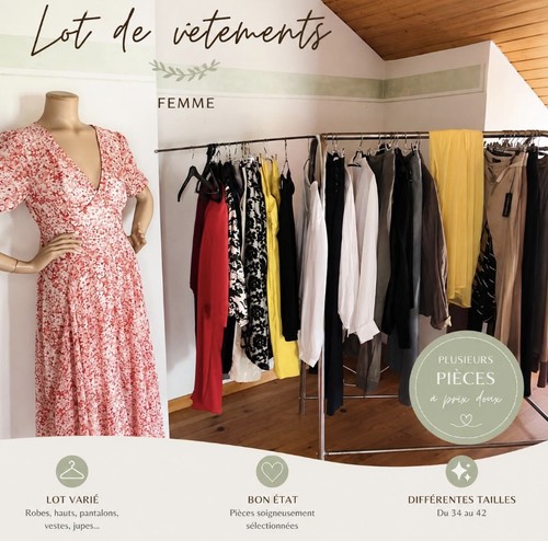 Lot vêtements - 10,