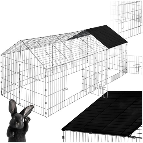 Tectake clapier lapin - clapier,
