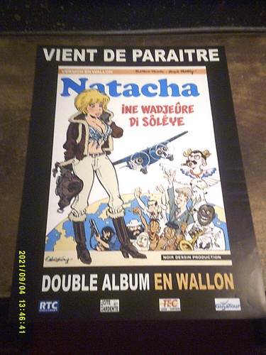 Walthery affiche natacha - affiche,