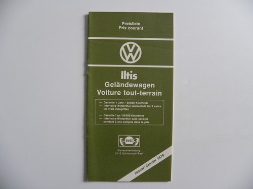 Petite brochure volkswagen - volkswagen, vw
