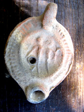 LAMPE A HUILE ROMAINE COUPLE