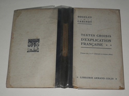 Livre scolaire ancien 1937 - livre,