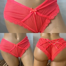 VINTAGE BY VICTORIAS SECRET CHEEKY CULOTTE COQUINE PANTIES sz L
