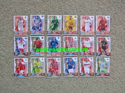 Match attax 2017 - 2017, tous