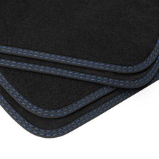 Premium Doppelziernaht Tapis de Sol Convient pour BMW 3er E30 Cabrio Année Fab.