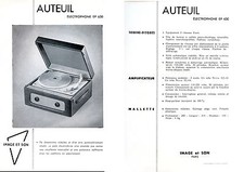 EP 630 Phono Image & Sound Chair Turntable Electrophone Advertising