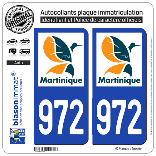 Stickers autocollant plaque - 2,