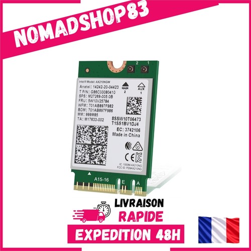Carte réseau 6e intel - carte,