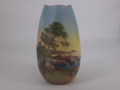 Vase art nouveau céramique - art,