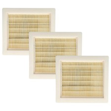 3 Filtres plissés plats