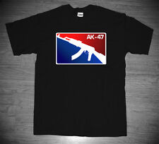 New Russian AK-47 Riffle MLB style design logo T-shirt