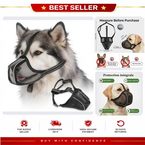 Muselière pour chien taille - chien,
