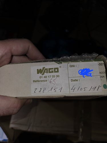 Embase relais wago - wago, 288-151