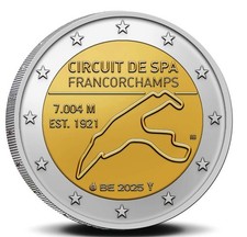 2025 Belgique 2 euro Circuit