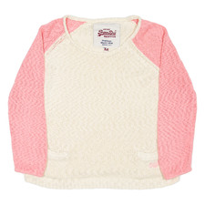 SUPERDRY Pull Femme Blanc