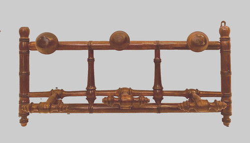 Porte manteau hêtre patine - hêtre,