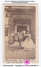 LA PRINCESSE DE GALLES ALEXANDRA & ENFANTS À CHEVAL DANS PANIERS, ENGLAND -DD77