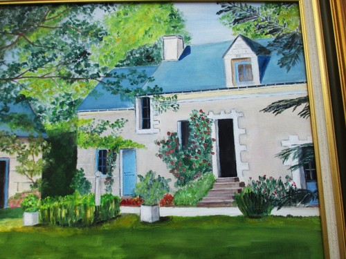 Tableau paysage campagne - tableau,