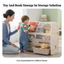 Étagère à Jouets avec Bacs