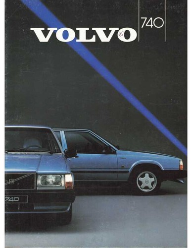 Brochure volvo 740 - brochure,