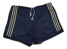 adidas Ventex Shorts Shiny Glanz Nylon Vintage 80's Blue Running Shorts