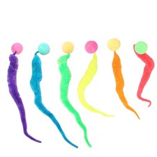 Balle Chat6 PCS Balle Interactive pour Chat avec Plumes Jouet Magique Rebondi...