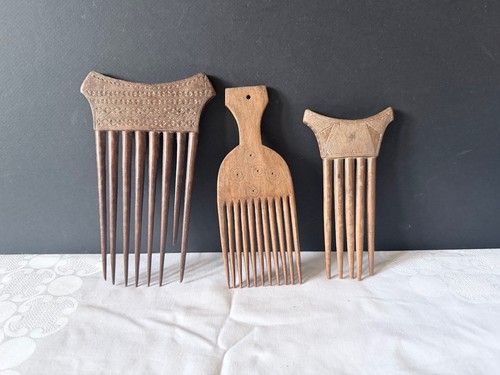 Lot trois peignes - lot,