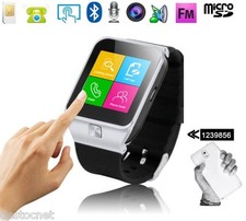 Montre téléphone connectée smartwatch bluetooth lecteur Débloqué MP4 GSM 4 bande