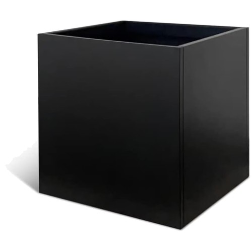 Large galvanized steel planter - large,