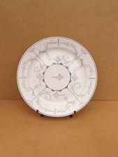 Ancien Grand plat rond faience Boch Frères La Louvière Modèle Copenhague