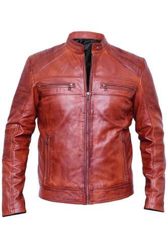 Blouson motard homme cuir