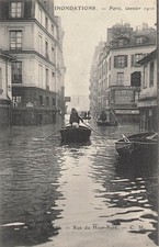 75 PARIS INONDATIONS 1910 RUE