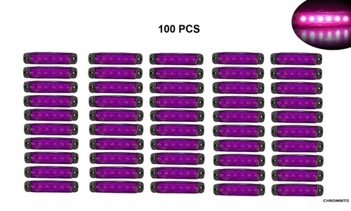 100 pcs violet - pcs, feux
