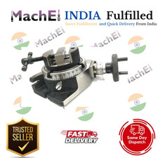 Table rotative de précision MachEl 4"/100 mm avec étau rond de 80 mm et écrou...