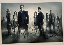 The Originals Vampire Diaries 4x Cast Signed Photo Joseph Morgan Phoebe Tonkin +