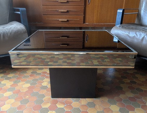 Table basse vintage carrée