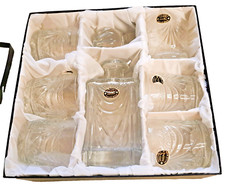 coffret a whisky en cristal de
