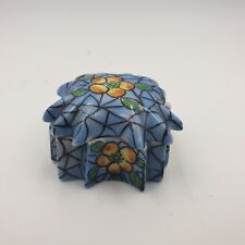 OLD MINIATURE PORCELAIN PILLBOX GABRIEL FOURMAINTRAUX DESVRES