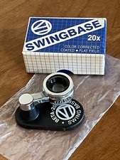 Swingbase 20X Eyepiece magnifier in box Optical Lupe Loupe Color Corrected