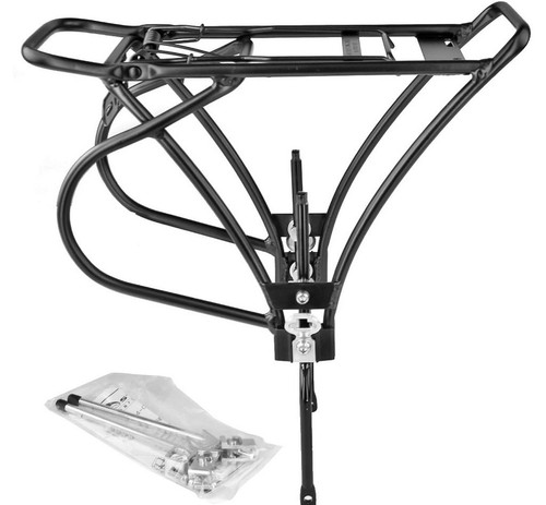 Porte bagage velo - velo, noir