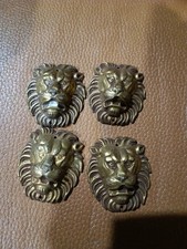 lot de 4 têtes de lion en