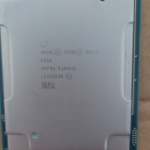 Intel xeon gold - 6254, 3.10ghz