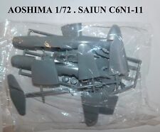 JAPAN NAVY ZERO NAKAJIMA SAIUN AIRCRAFT C6N1-11 . AOSHIMA MODEL ref 203. 1/72