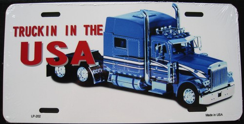 Plaque auto truck usa - truck,