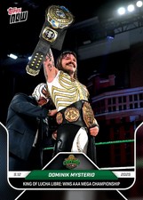 2025 Topps Now WWE #94 Dominik Mysterio Rey Mysterio Worlds Collide PRESALE