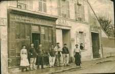 Carte photo ancienne Café de