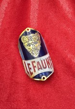 PLAQUE VELO ANCIEN LE FAUNE