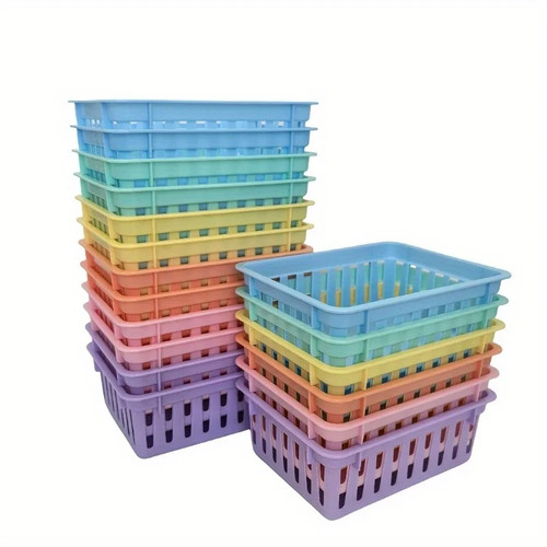 Paniers rangement plastique - paniers,