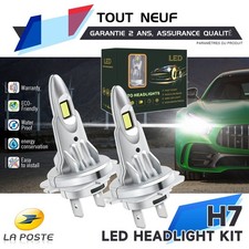 2 Ampoules Mini LED H7 6500K